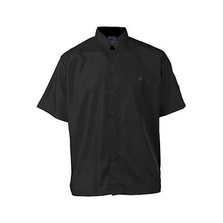 Allpoints Kng Lg Active Chef Shirt Mens Black Ss 2126BKBKL